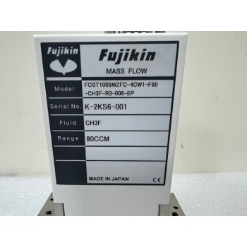 Fujikin FCST1005MZFC-4CW1-F80-CH3F-R3-006-EP T1000M CH3F 80CCM MFC
